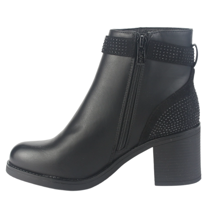 BOTIN CHALADA MUJER PRATA-2 NEGRO CASUAL - 2