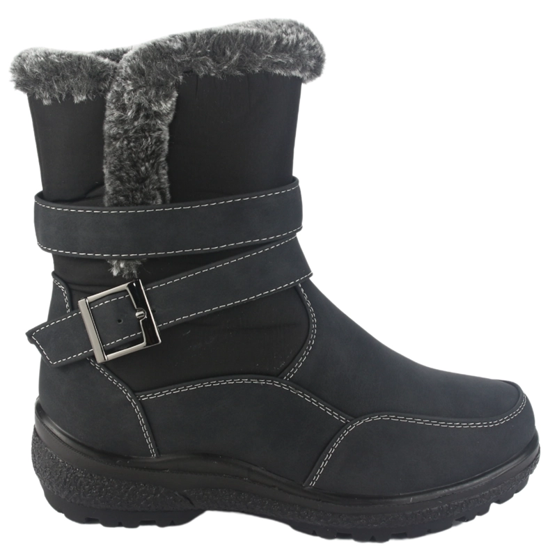 BOTIN CHALADA MUJER WINTER-7 NEGRO CASUAL