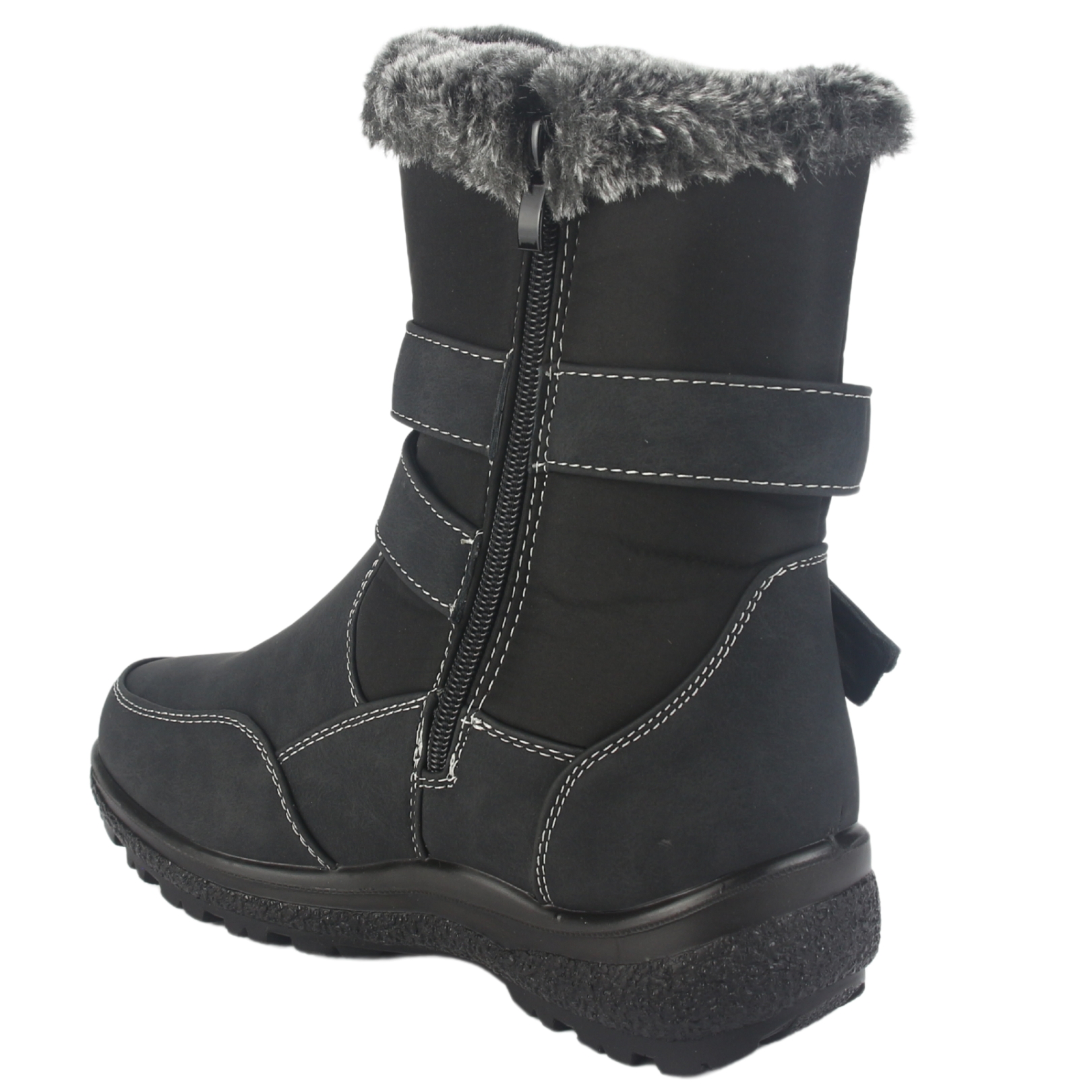 BOTIN CHALADA MUJER WINTER-7 NEGRO CASUAL - 4