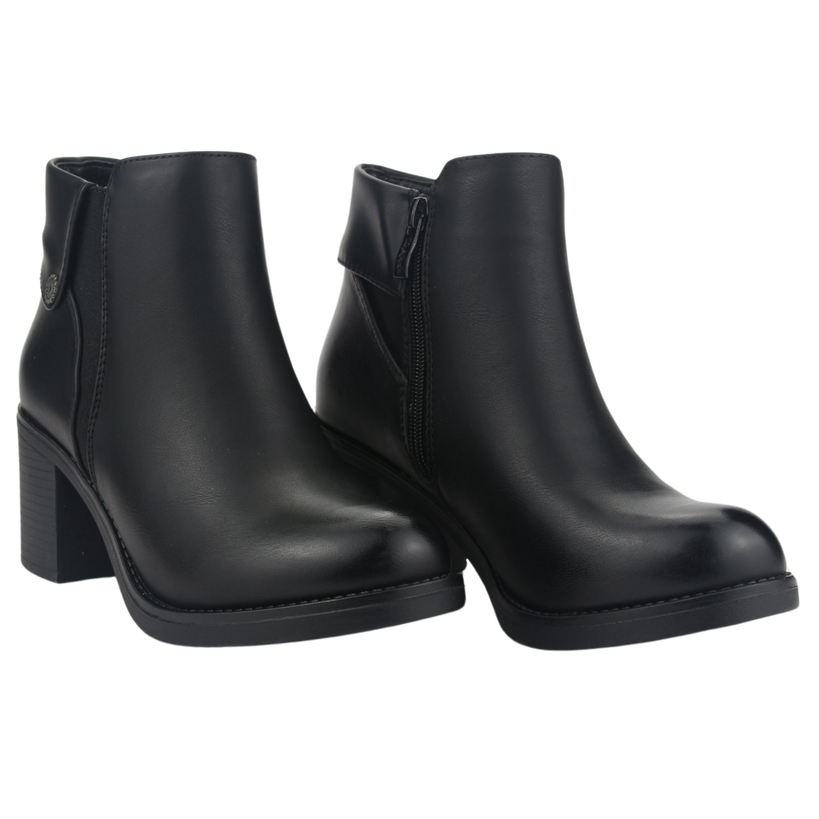 BOTÍN MUJER NEGRO CHALADA PRATA-3 CASUAL - 5