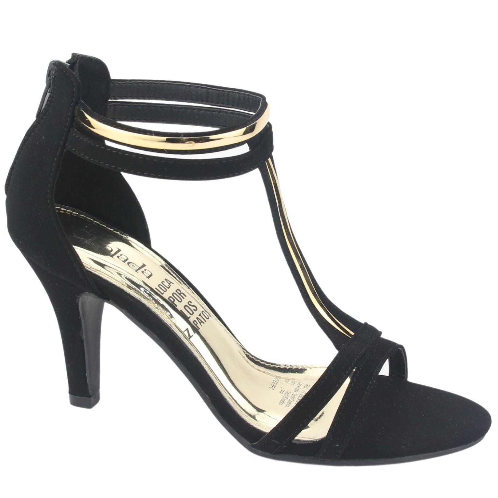 SANDALIAS MUJER CHALADA NEGRO MYRNA-3 FIESTA - 1