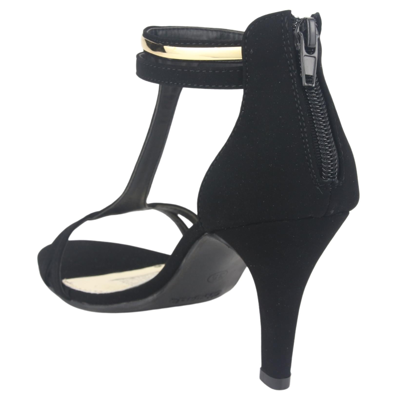 SANDALIAS MUJER CHALADA NEGRO MYRNA-3 FIESTA - 4