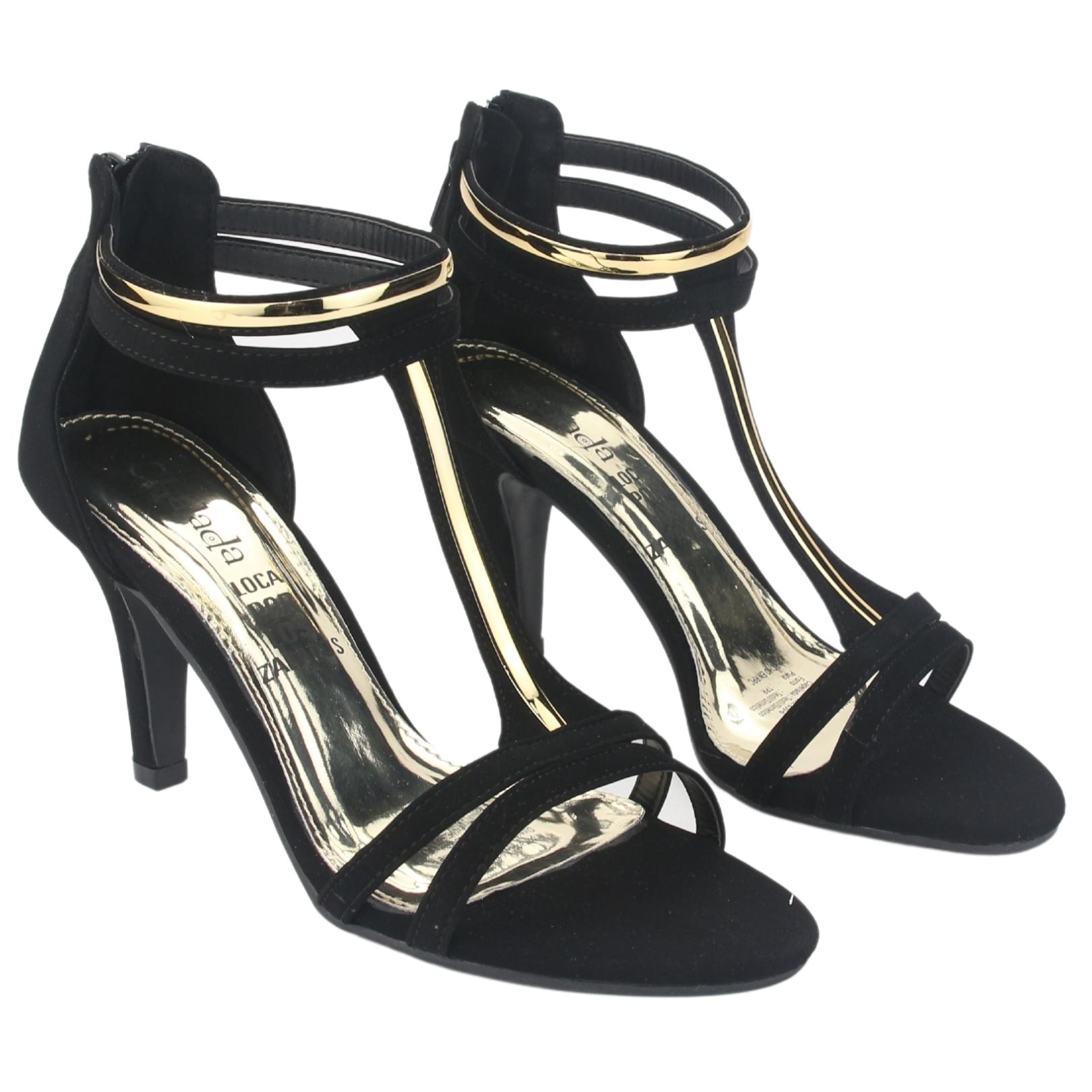 SANDALIAS MUJER CHALADA NEGRO MYRNA-3 FIESTA - 5