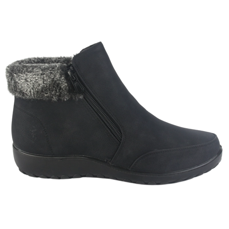 BOTIN CHALADA MUJER PUBA-1 NEGRO CASUAL - 1