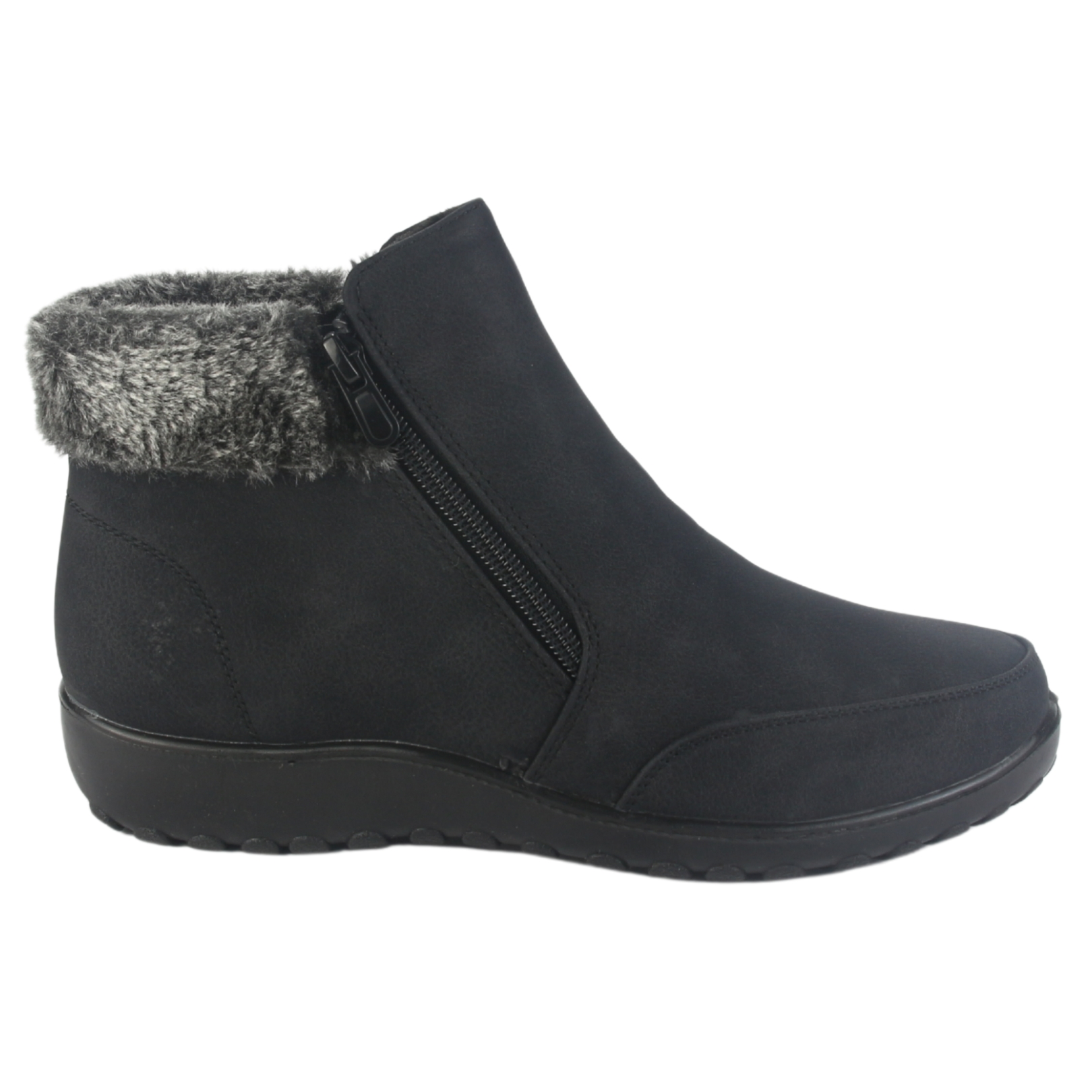 BOTIN CHALADA MUJER PUBA-1 NEGRO CASUAL - 1