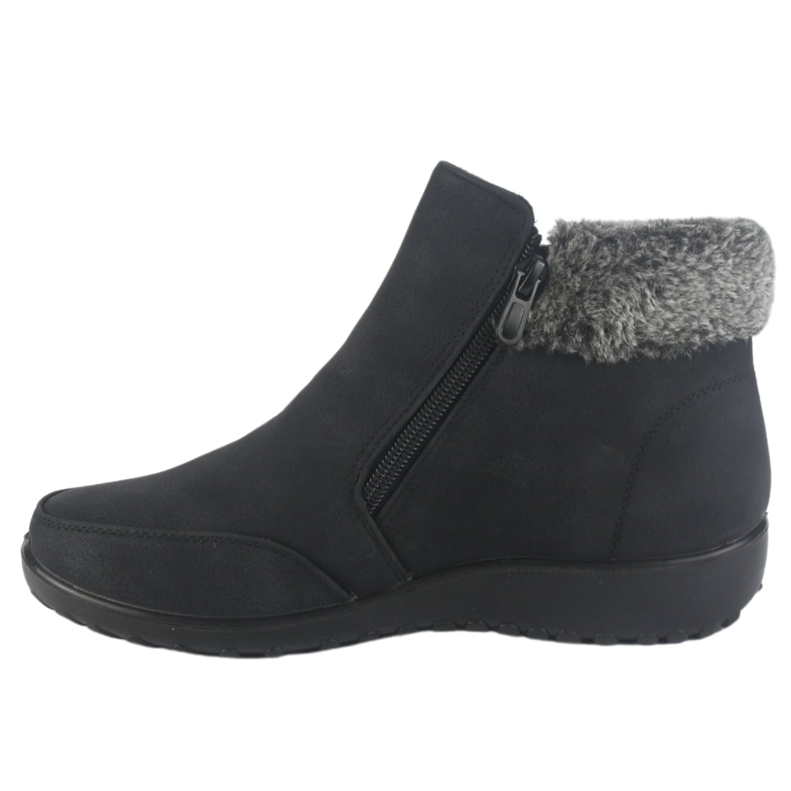 BOTIN CHALADA MUJER PUBA-1 NEGRO CASUAL - 2