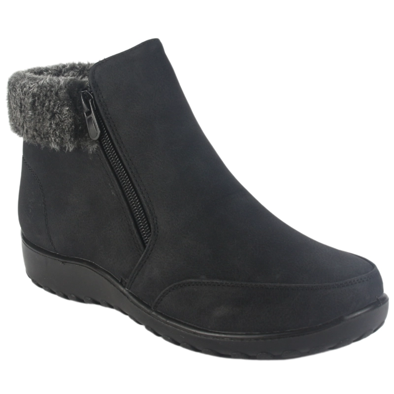 BOTIN CHALADA MUJER PUBA-1 NEGRO CASUAL - 3