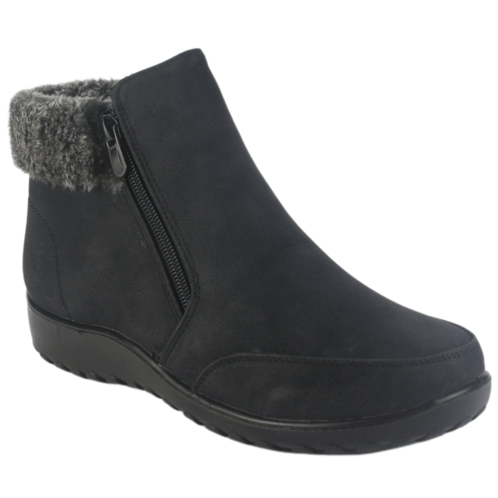 BOTIN CHALADA MUJER PUBA-1 NEGRO CASUAL - 3