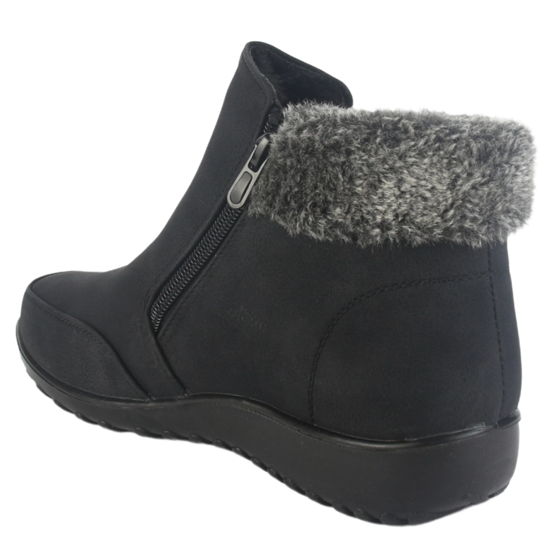 BOTIN CHALADA MUJER PUBA-1 NEGRO CASUAL - 4