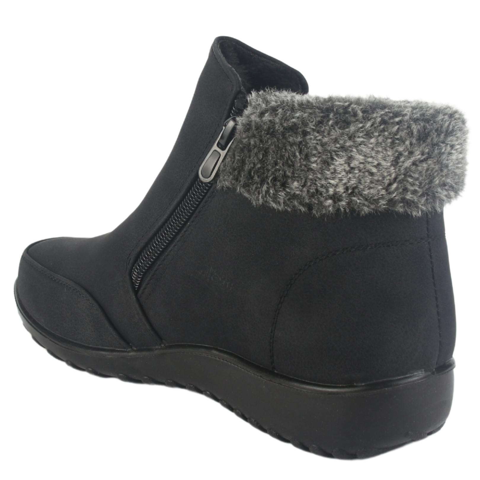 BOTIN CHALADA MUJER PUBA-1 NEGRO CASUAL - 4
