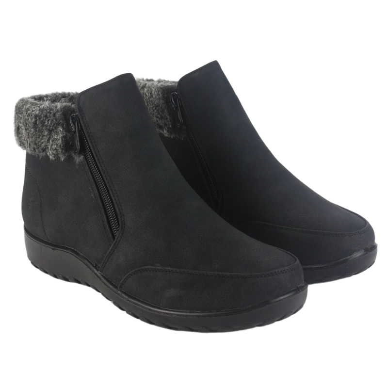 BOTIN CHALADA MUJER PUBA-1 NEGRO CASUAL - 5