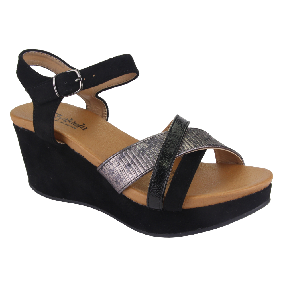 SANDALIA CHALADA MUJER GITANA-34 NEGRO MODA - 1