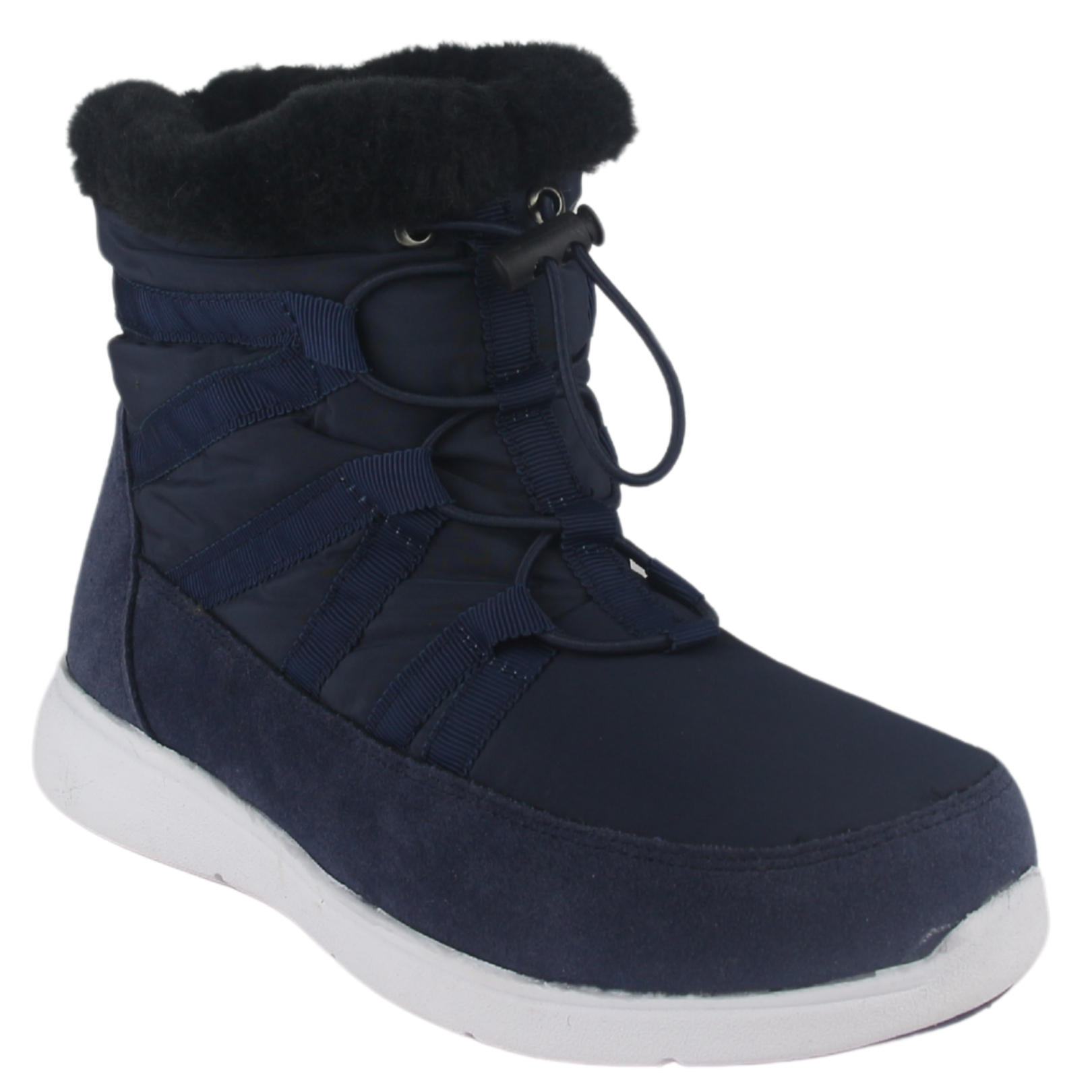BOTIN CHALADA MUJER SKY-6 AZUL MARINO CASUAL - 3