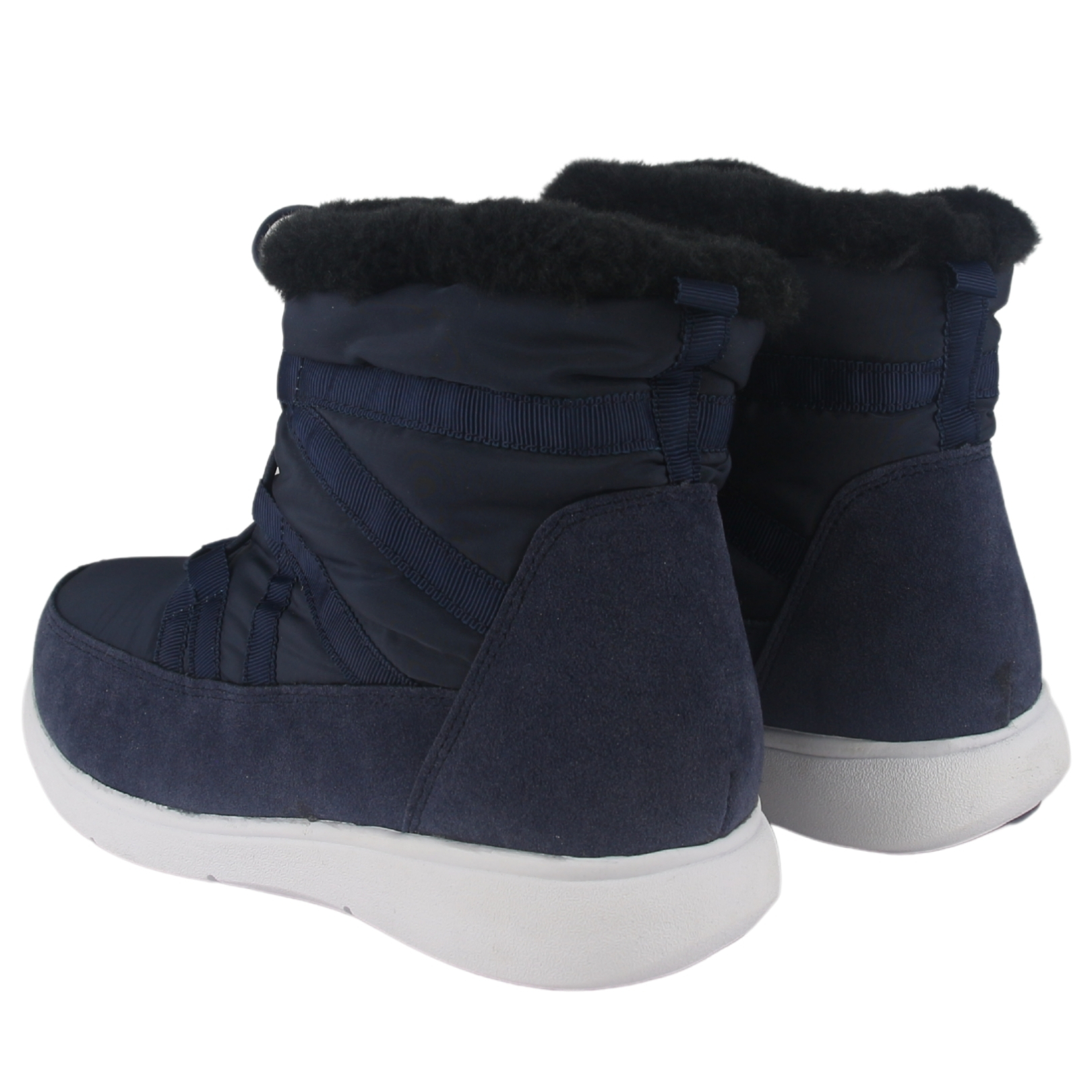 BOTIN CHALADA MUJER SKY-6 AZUL MARINO CASUAL - 6