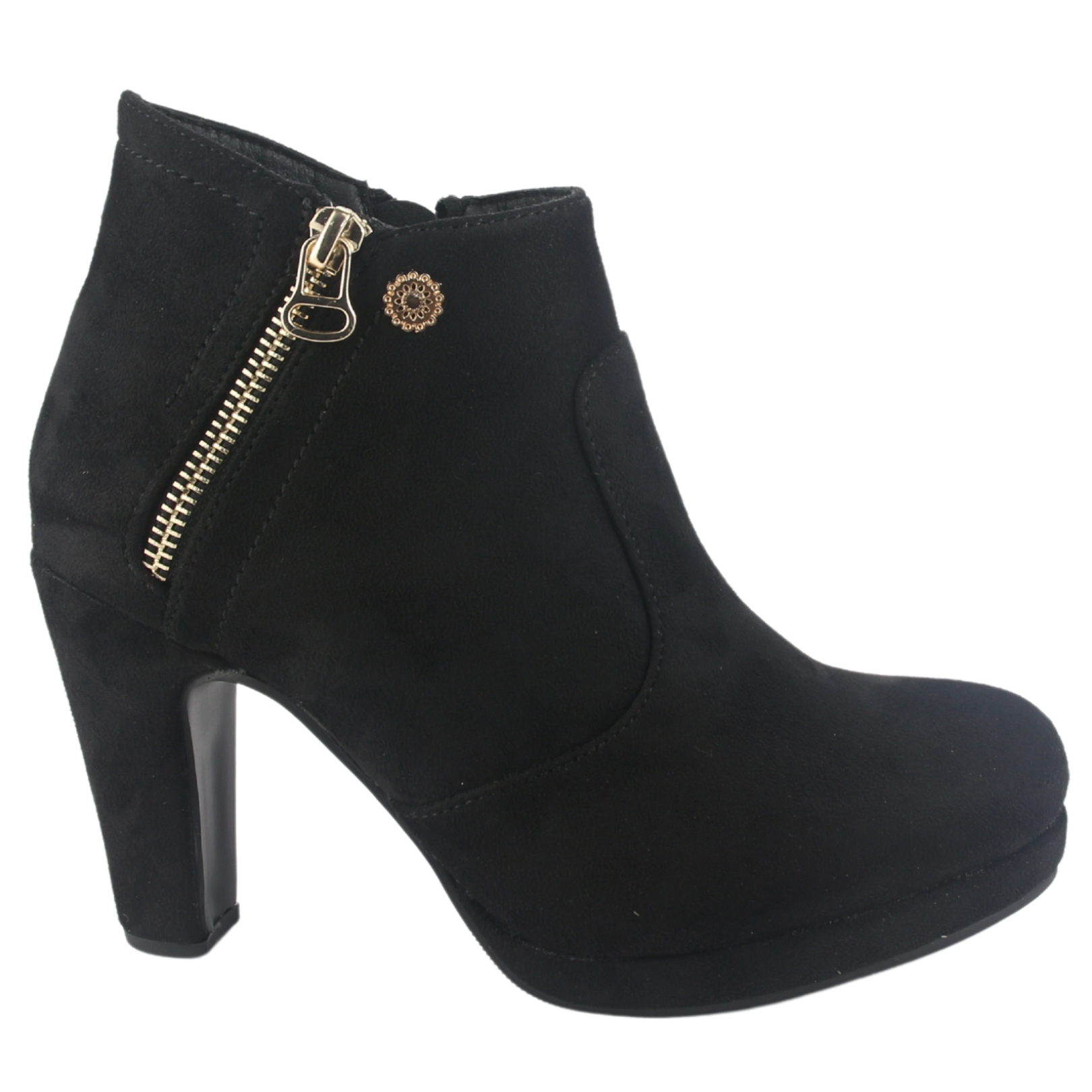 BOTIN CHALADA MUJER BAMBINA-3 NEGRO MODA - 1
