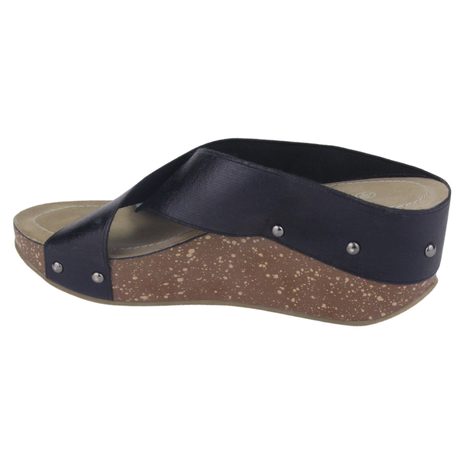 SANDALIAS MUJER CHALADA NEGRO COMO-1 MODA - 2