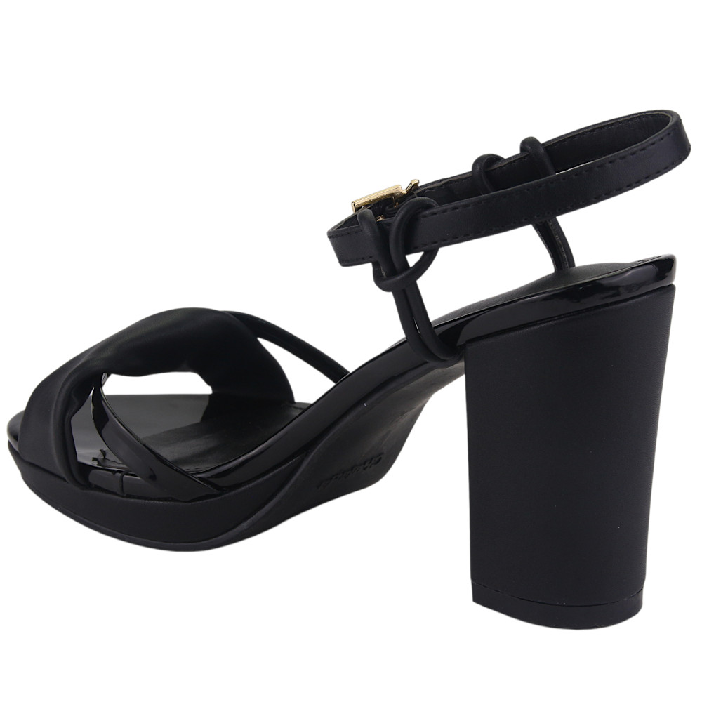 SANDALIAS MUJER CHALADA NEGRO VITO-10 PLATAFORMA - 2