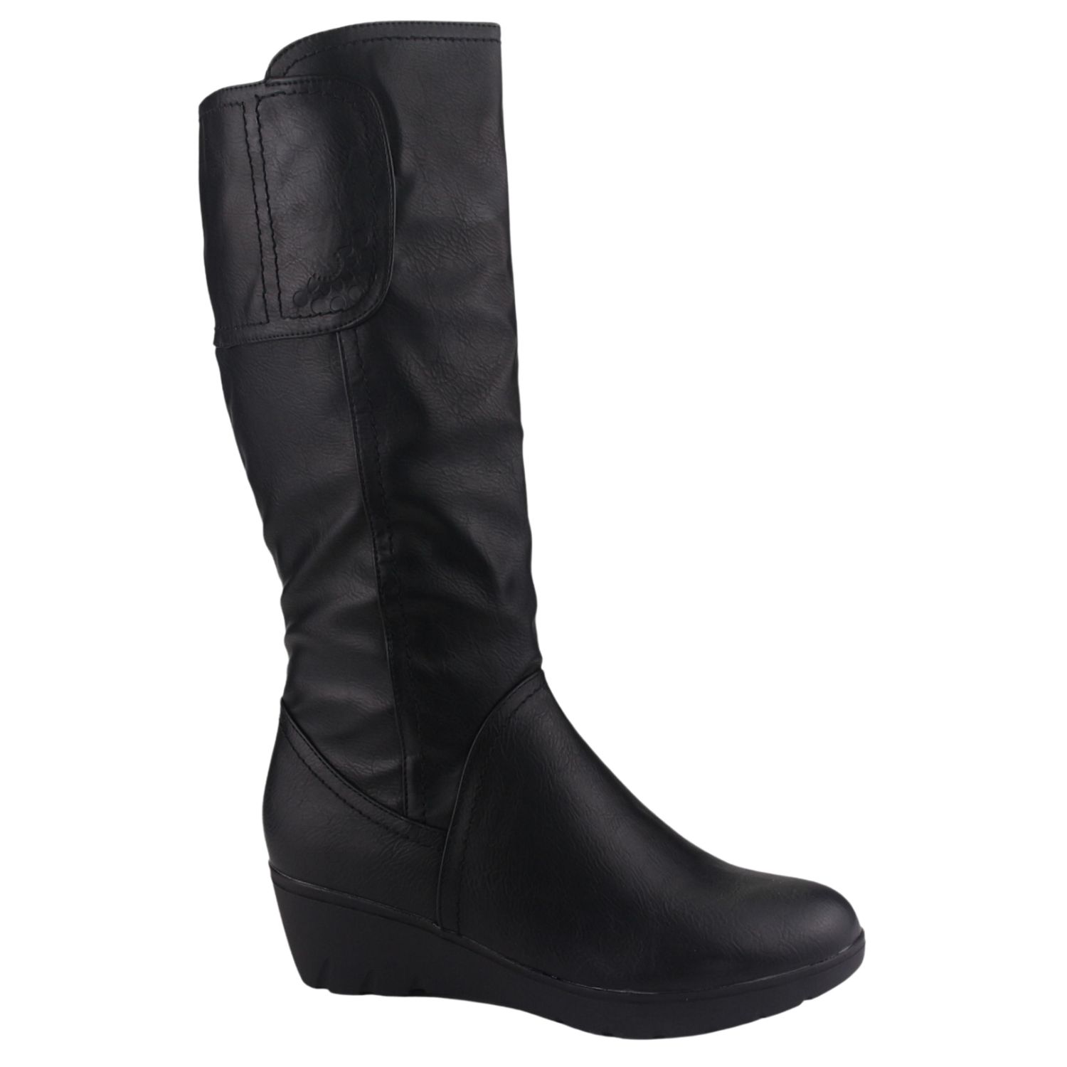 BOTA CHALADA MUJER TANDA-5 NEGRO CASUAL - 1