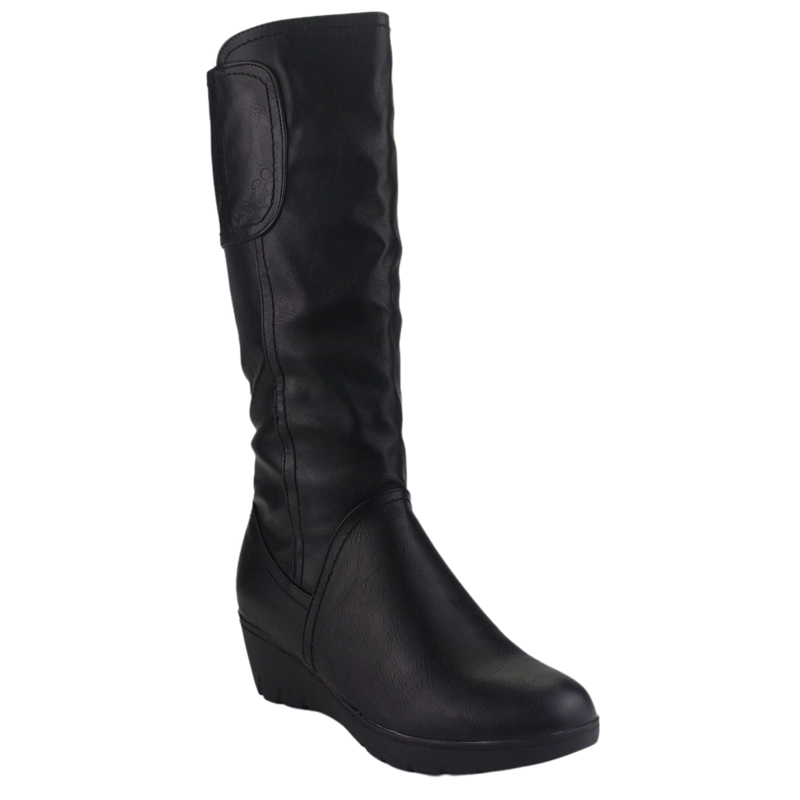 BOTA CHALADA MUJER TANDA-5 NEGRO CASUAL - 3