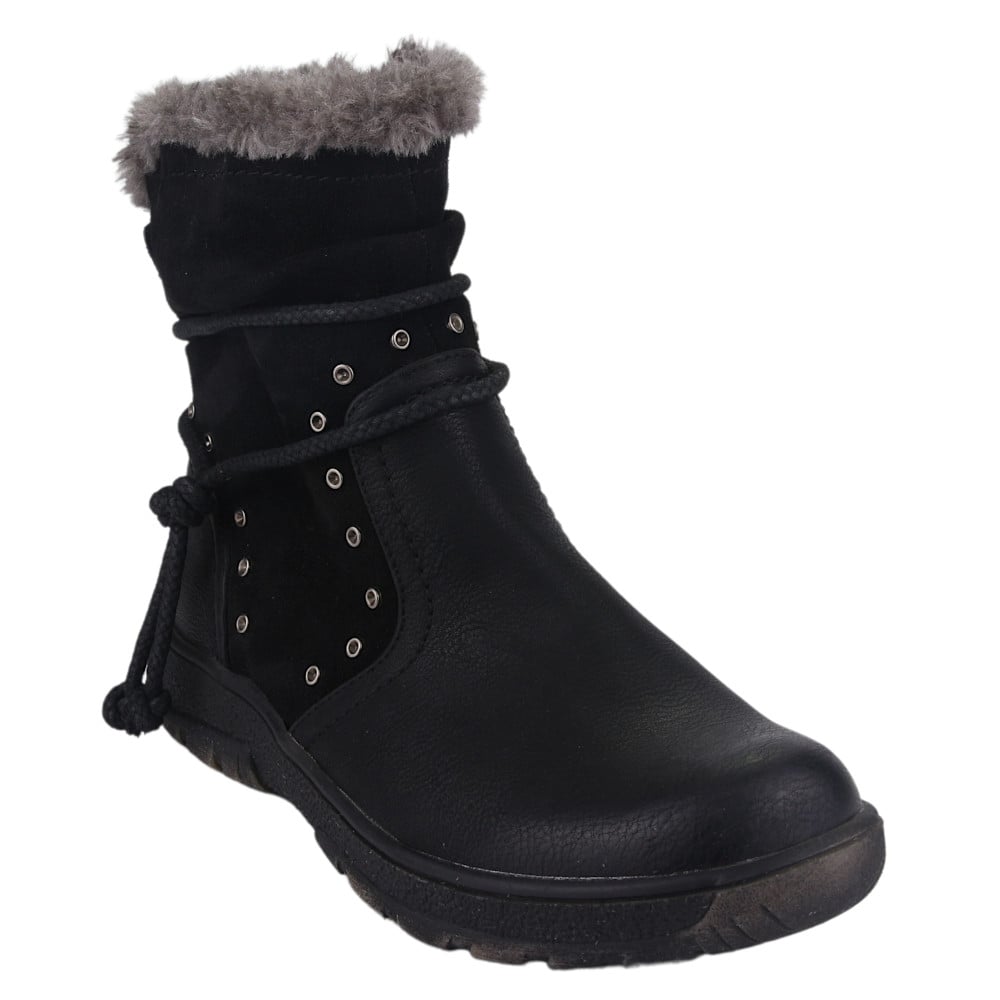 BOTIN CHALADA MUJER QUAL-1 NEGRO COMFORT - 3