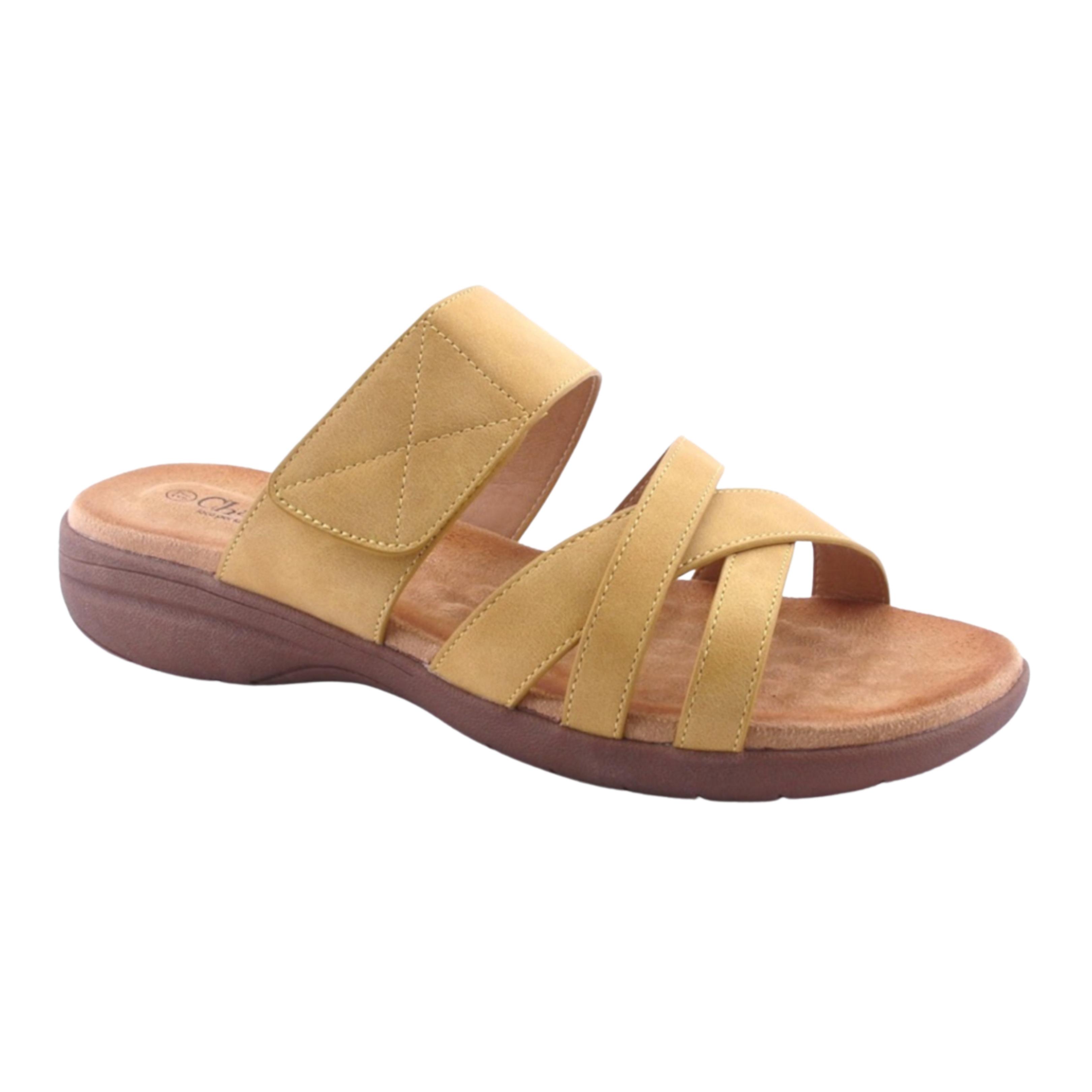 SANDALIAS MUJER CHALADA MOSTAZA GIGO-5 MODA - 1