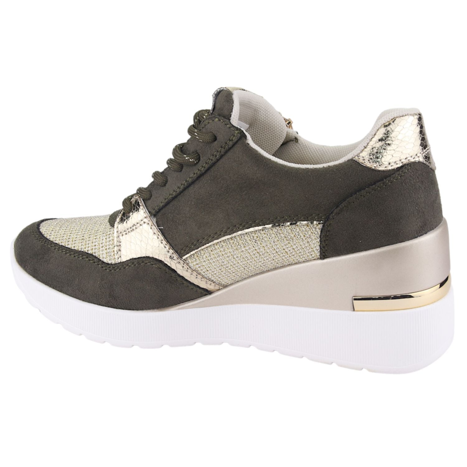 ZAPATILLAS MUJER CHALADA URBANAS VERDE BOLDEN-5 - 2
