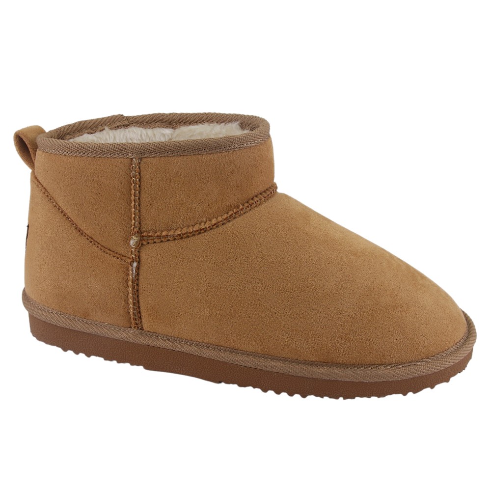 PANTUFLA CHALADA MUJER PINGUI-7 TOSTADO COMFORT - 1