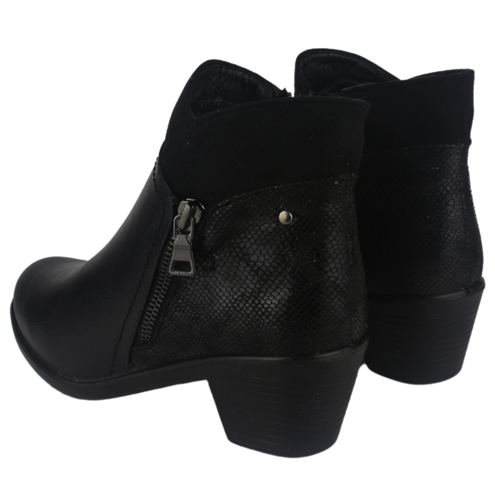 BOTÍN MUJER NEGRO CHALADA LITANG-2 CASUAL - 6