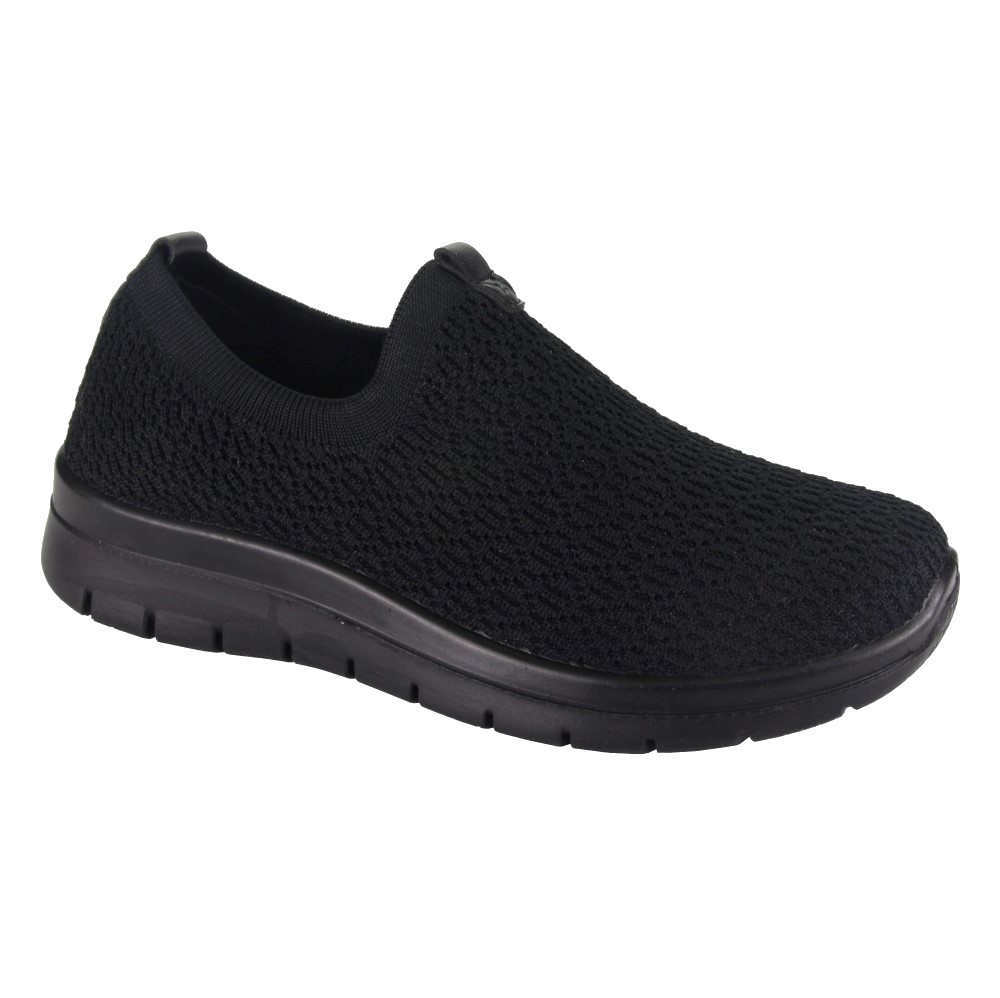 ZAPATILLA CHALADA MUJER FINEST-1 NEGRO COMFORT - 1