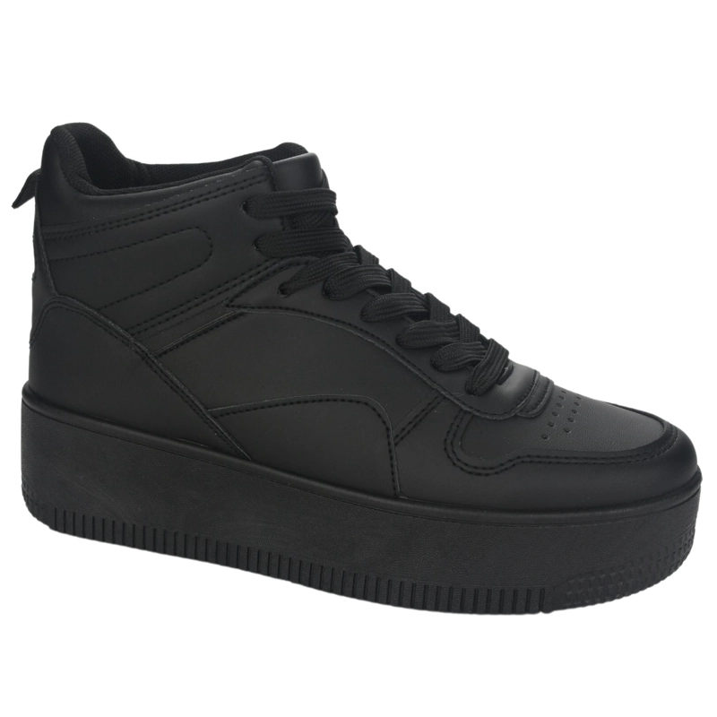ZAPATILLAS MUJER CHALADA URBANAS NEGRO METTA-8 PLATAFORMA - 1