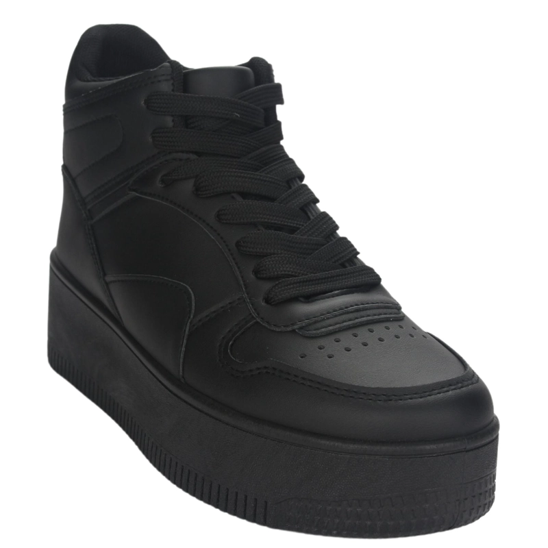ZAPATILLAS MUJER CHALADA URBANAS NEGRO METTA-8 PLATAFORMA - 3