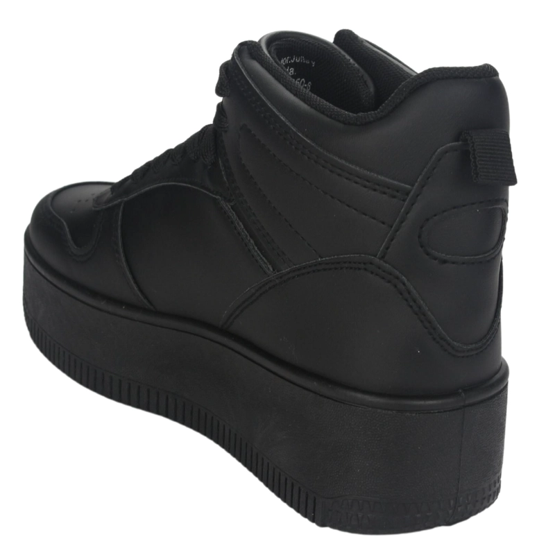 ZAPATILLAS MUJER CHALADA URBANAS NEGRO METTA-8 PLATAFORMA - 4
