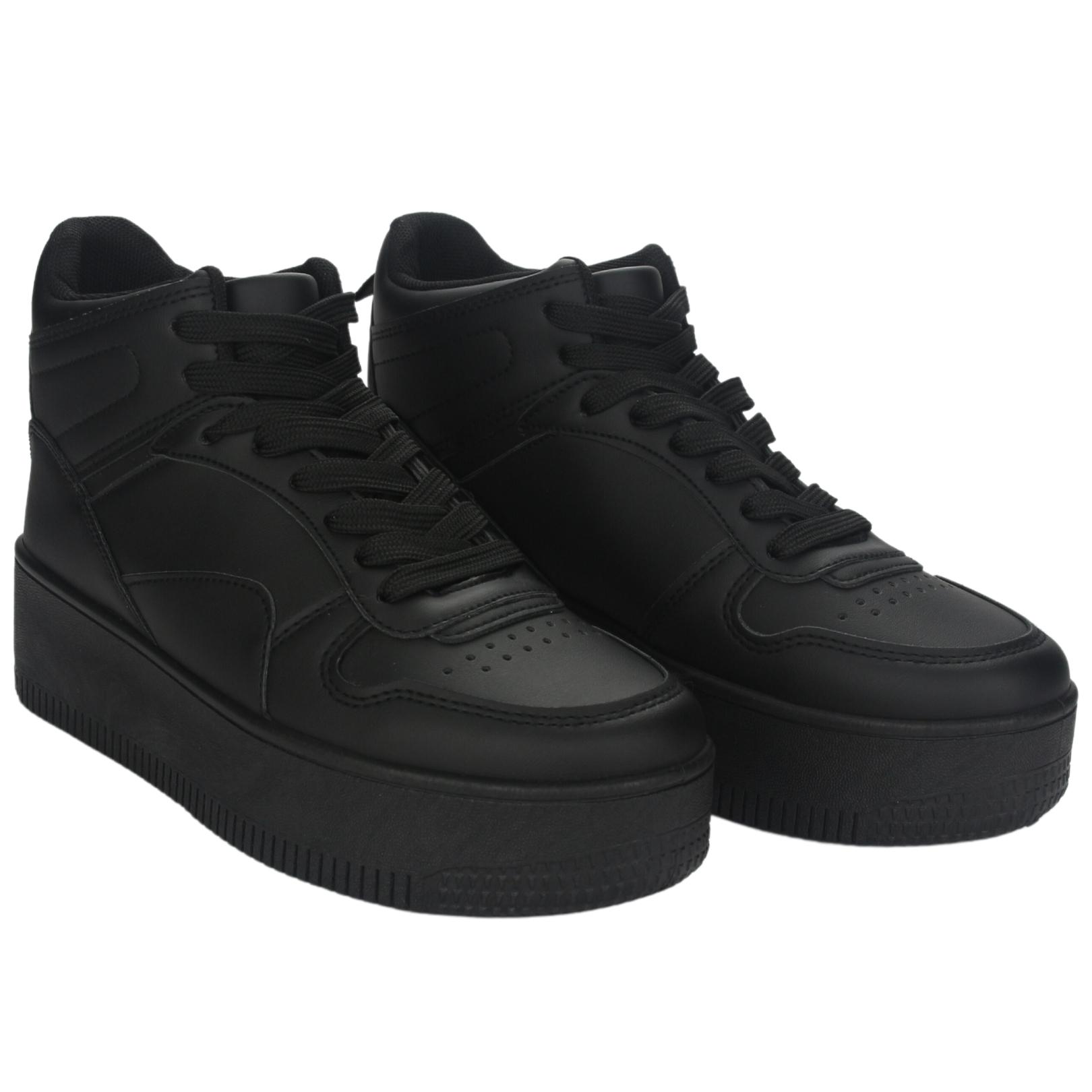 ZAPATILLAS MUJER CHALADA URBANAS NEGRO METTA-8 PLATAFORMA - 5