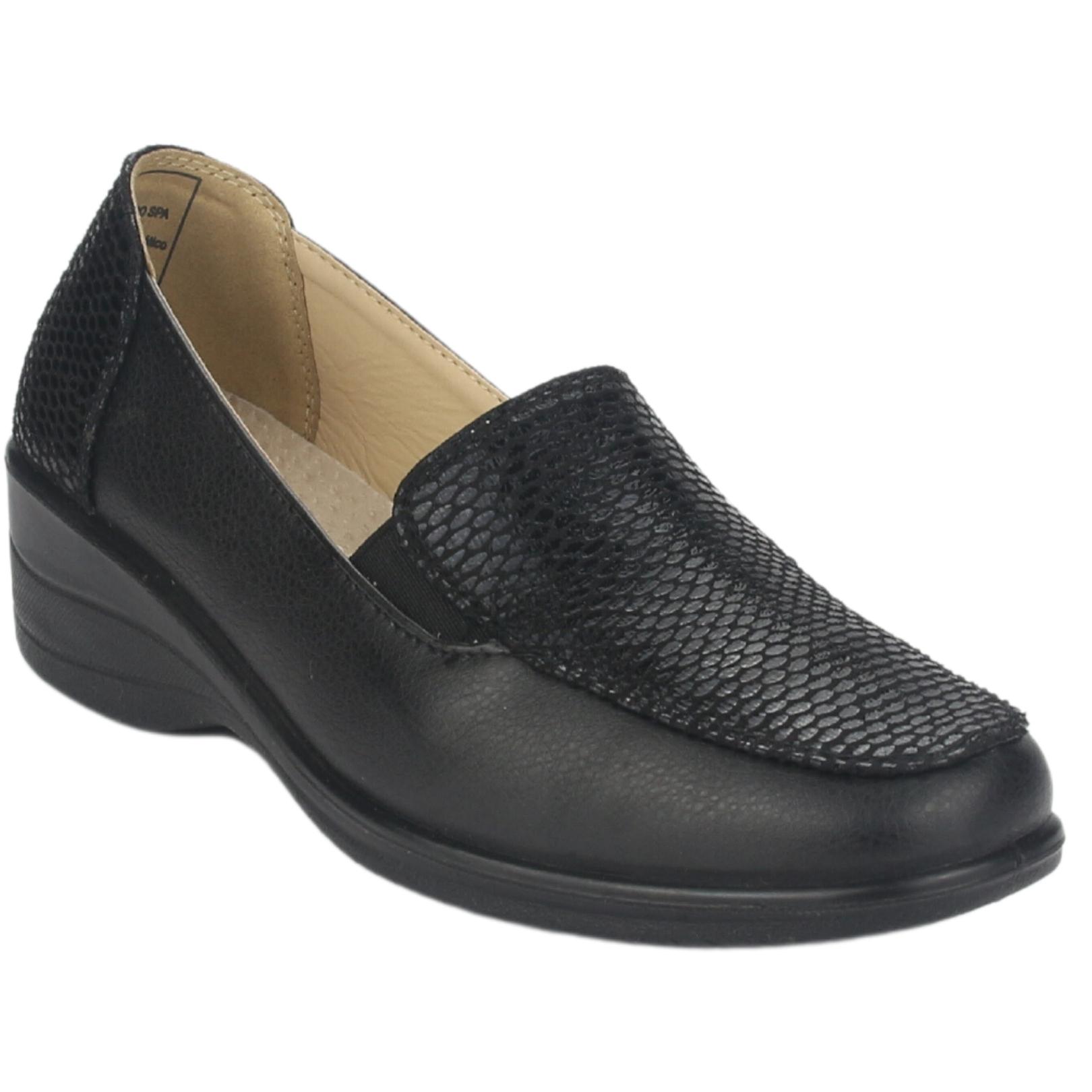 ZAPATO CHALADA MUJER OSCAR-1 NEGRO COMFORT - 3