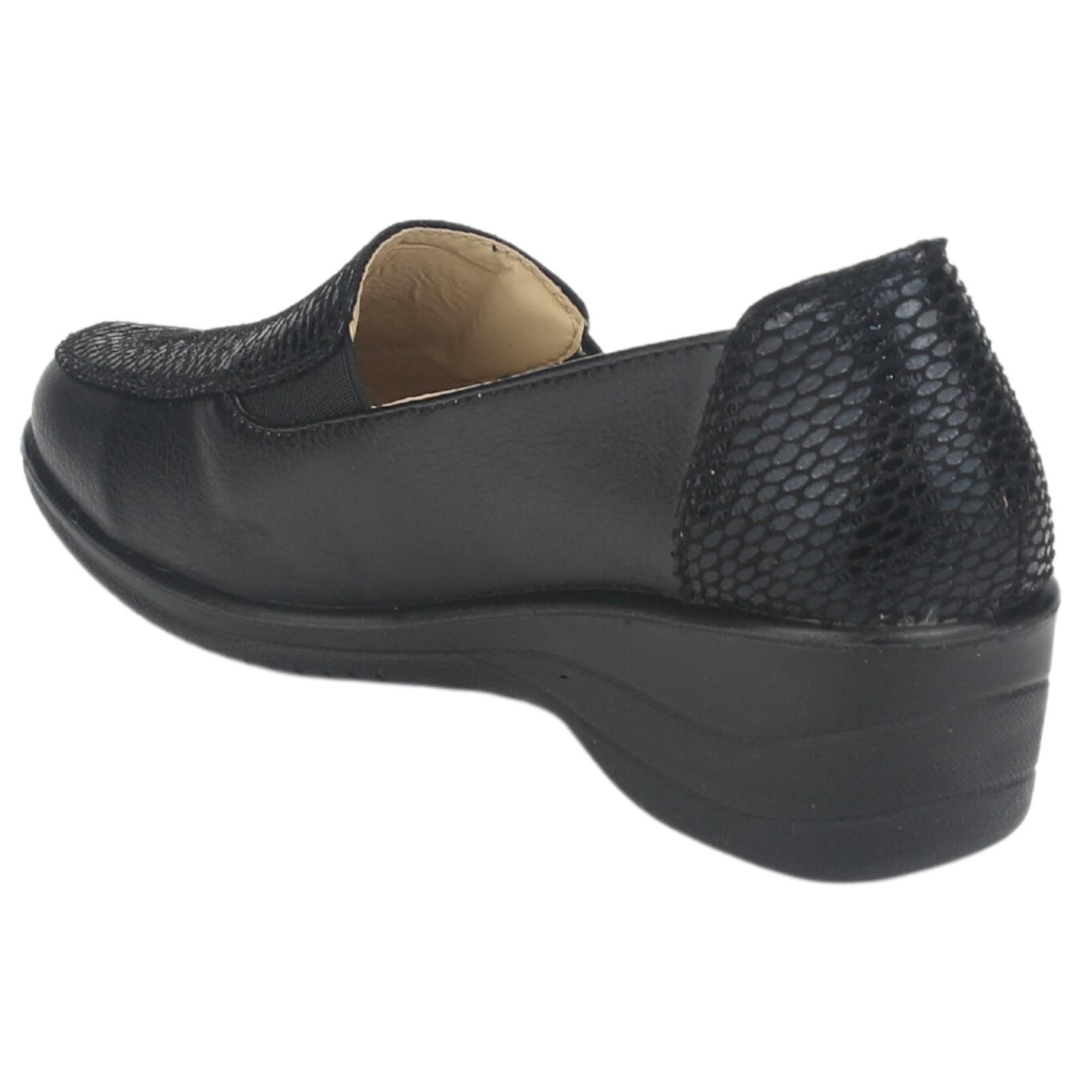 ZAPATO CHALADA MUJER OSCAR-1 NEGRO COMFORT - 4