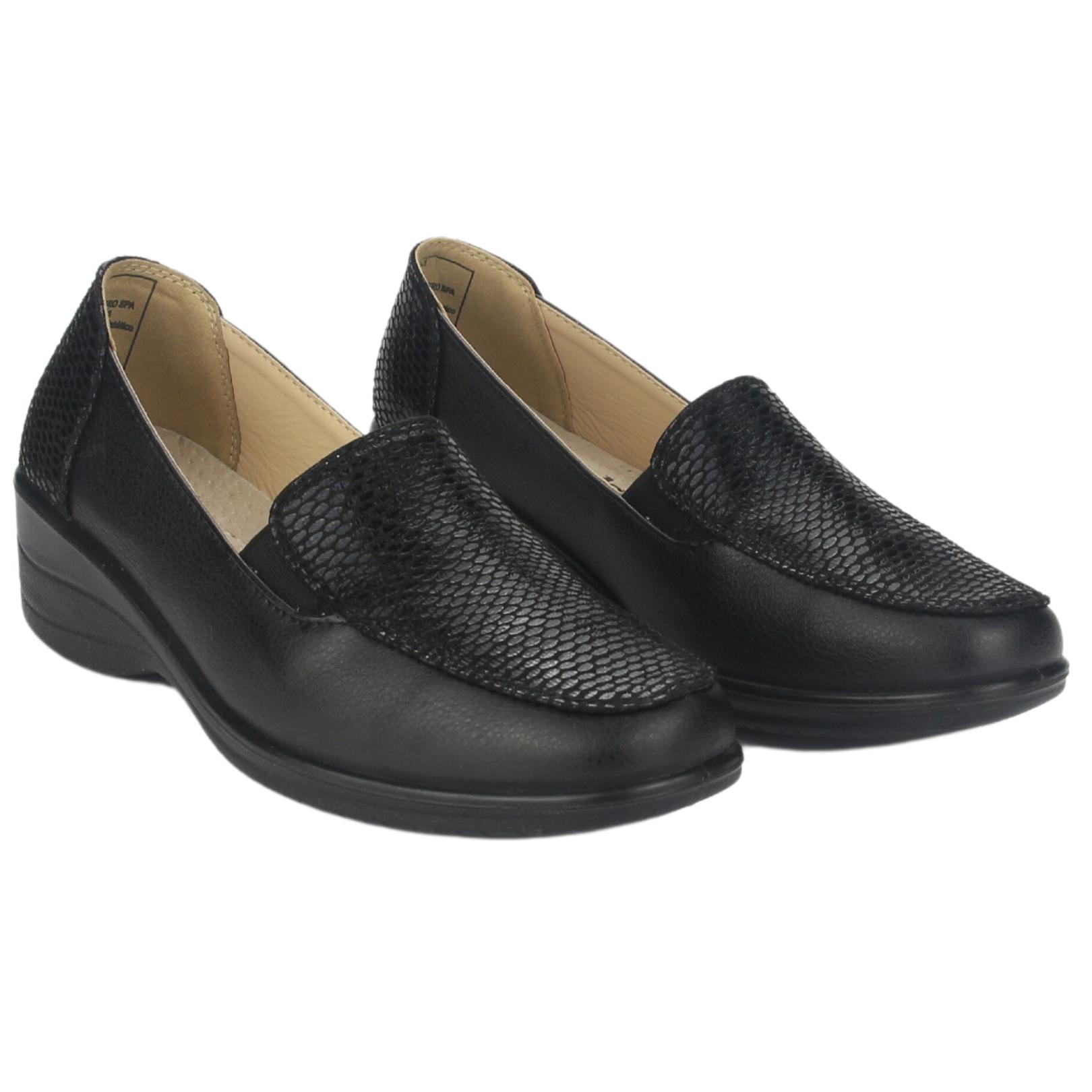 ZAPATO CHALADA MUJER OSCAR-1 NEGRO COMFORT - 5