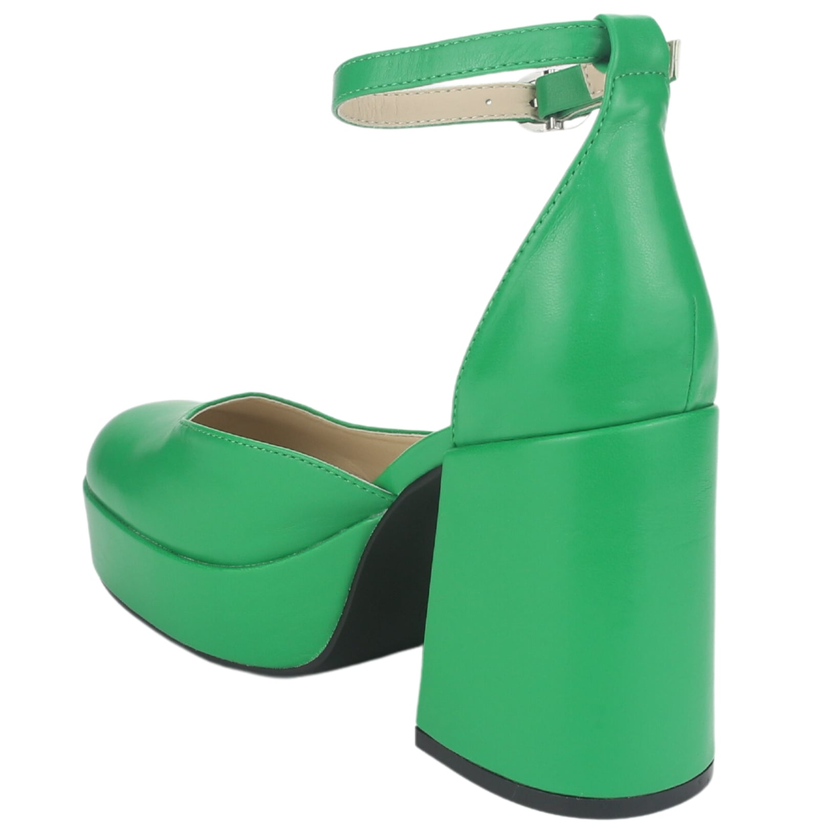 ZAPATO CHALADA MUJER DREAM-1 VERDE PLATAFORMA - 4