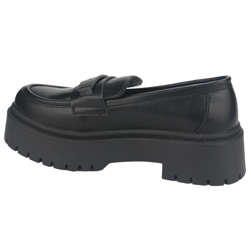 MOCASIN CHALADA MUJER LEWIS-1 NEGRO MODA - 5