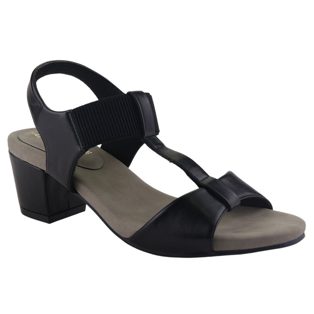 SANDALIA CHALADA MUJER FLEX-2 NEGRO CASUAL - 1