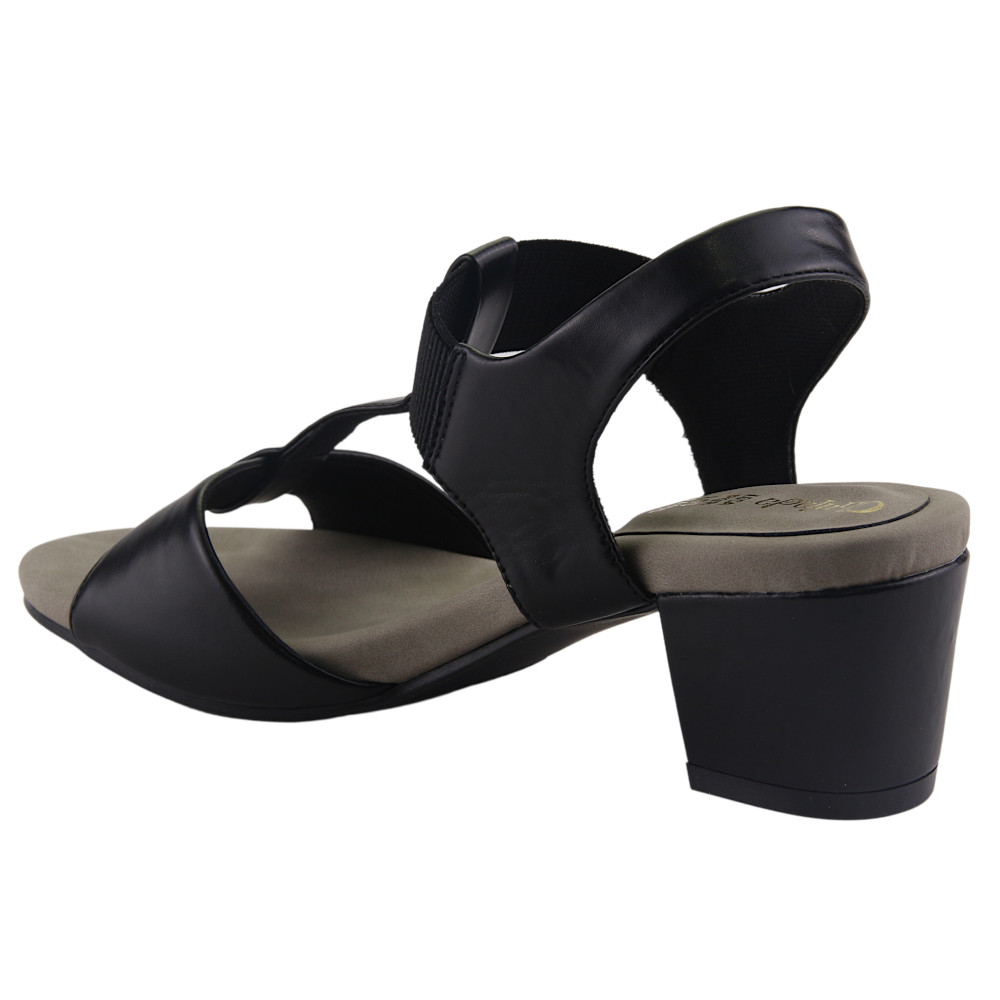SANDALIA CHALADA MUJER FLEX-2 NEGRO CASUAL - 2