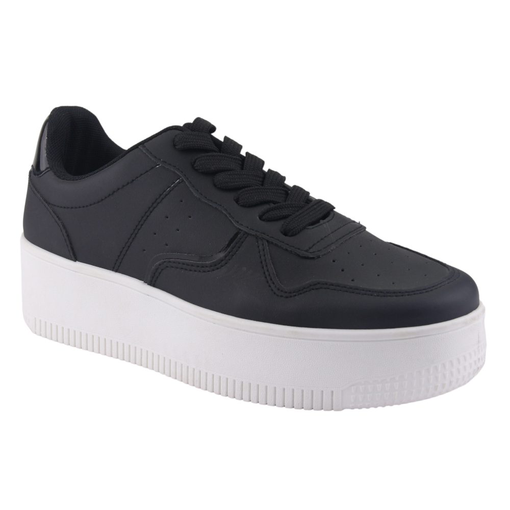 ZAPATILLA CHALADA MUJER METTA-3 NEGRO MODA - 1