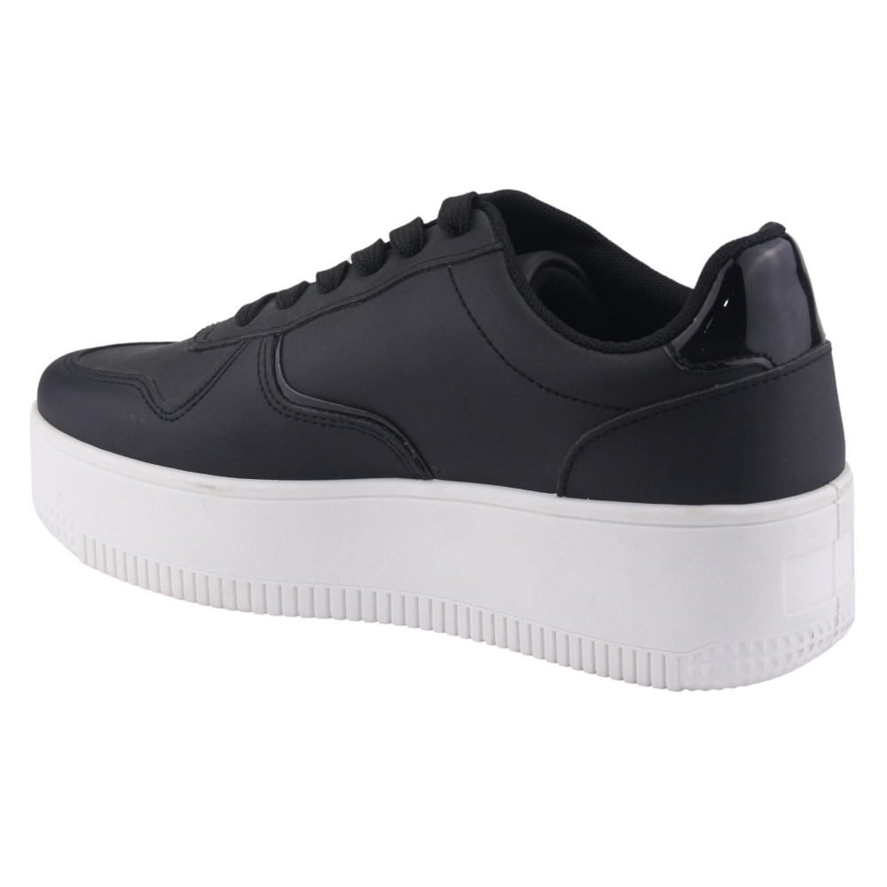 ZAPATILLA CHALADA MUJER METTA-3 NEGRO MODA - 2