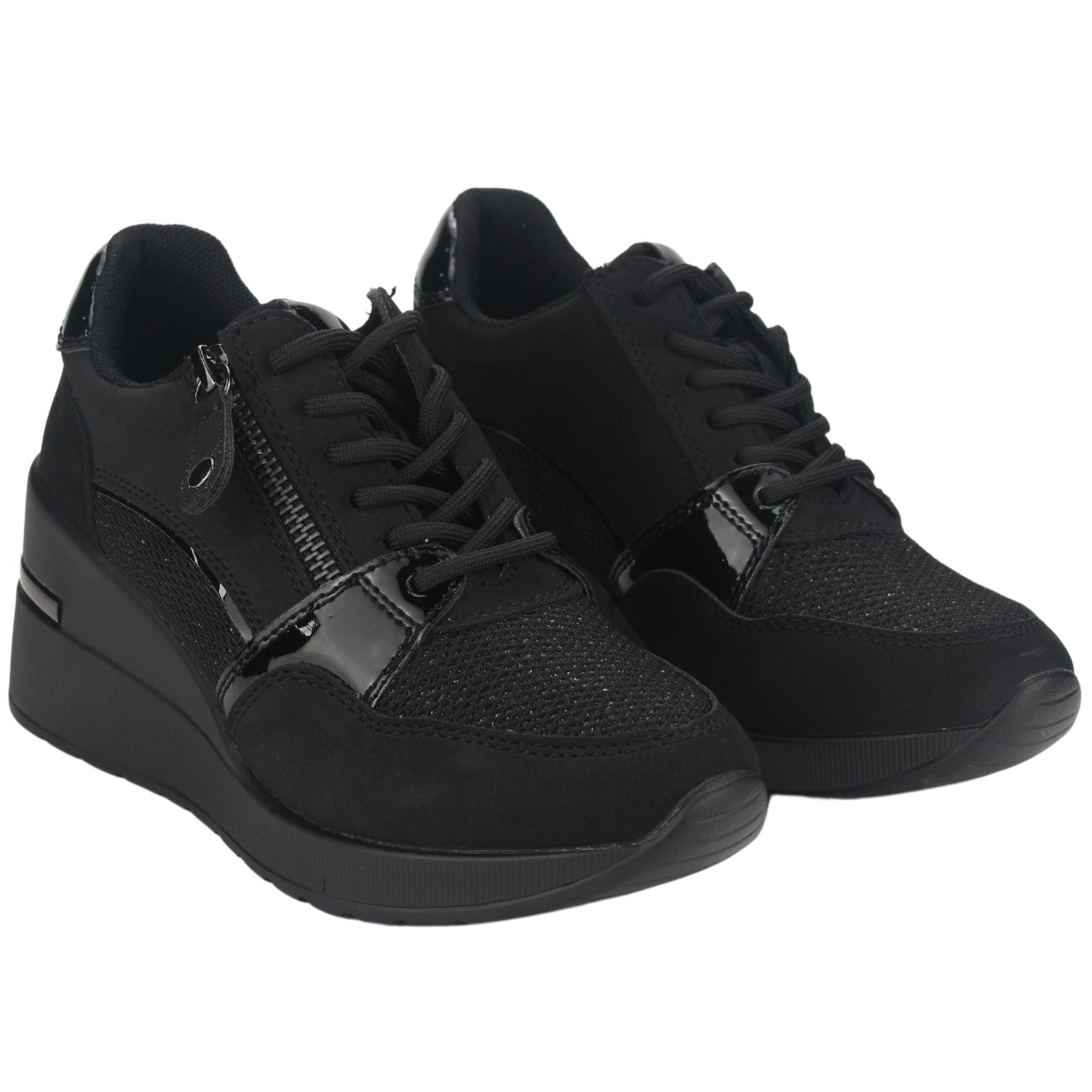 ZAPATILLA CHALADA MUJER BOLDEN-5 NEGRO URBANO - 5