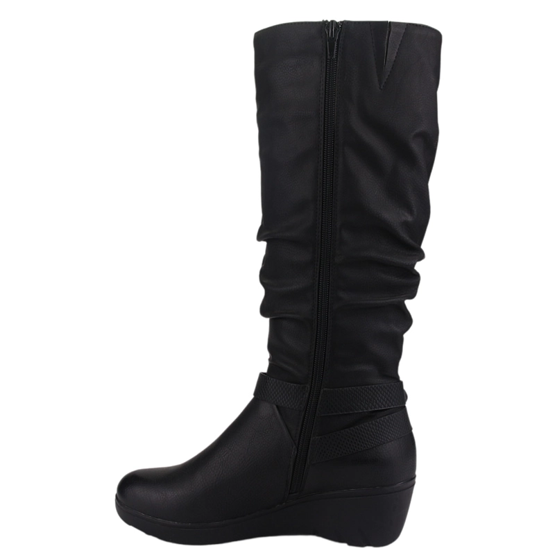 BOTA CHALADA MUJER TANDA-200 NEGRO CASUAL - 2