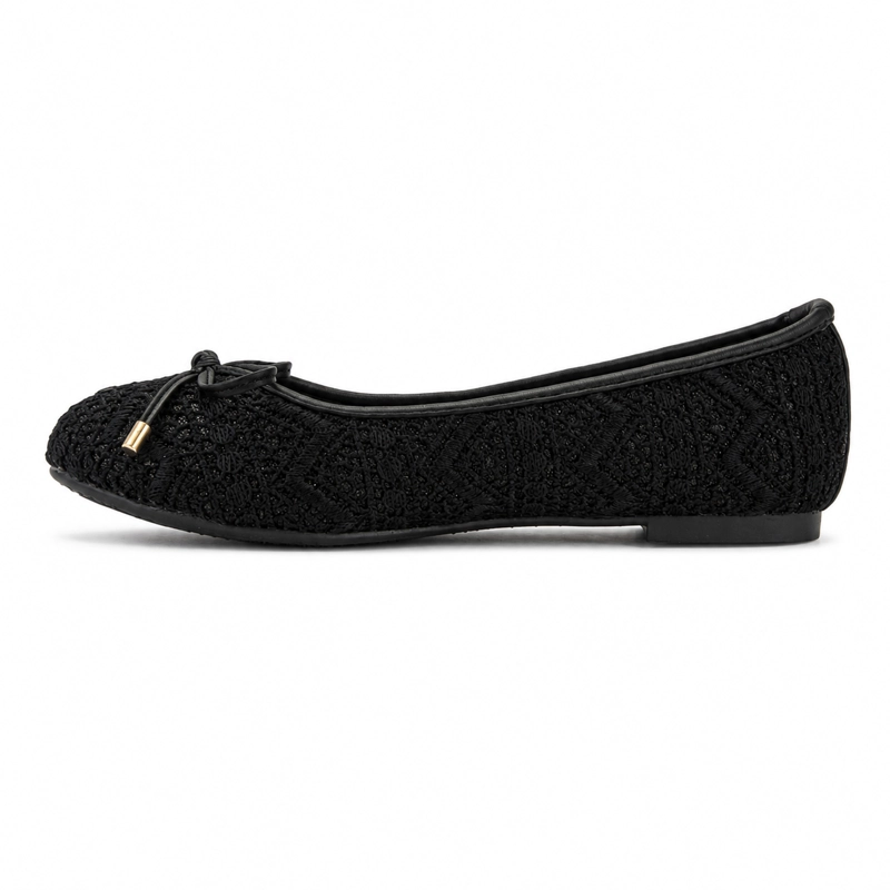 BALLERINAS MUJER CHALADA NEGRO NATHAN-27 CASUAL - 2