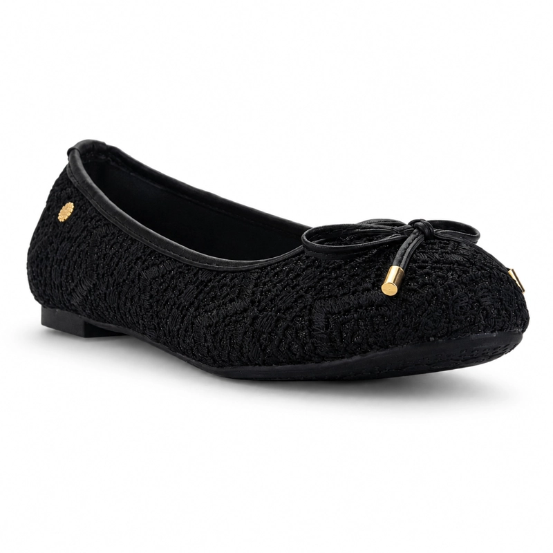 BALLERINAS MUJER CHALADA NEGRO NATHAN-27 CASUAL - 3