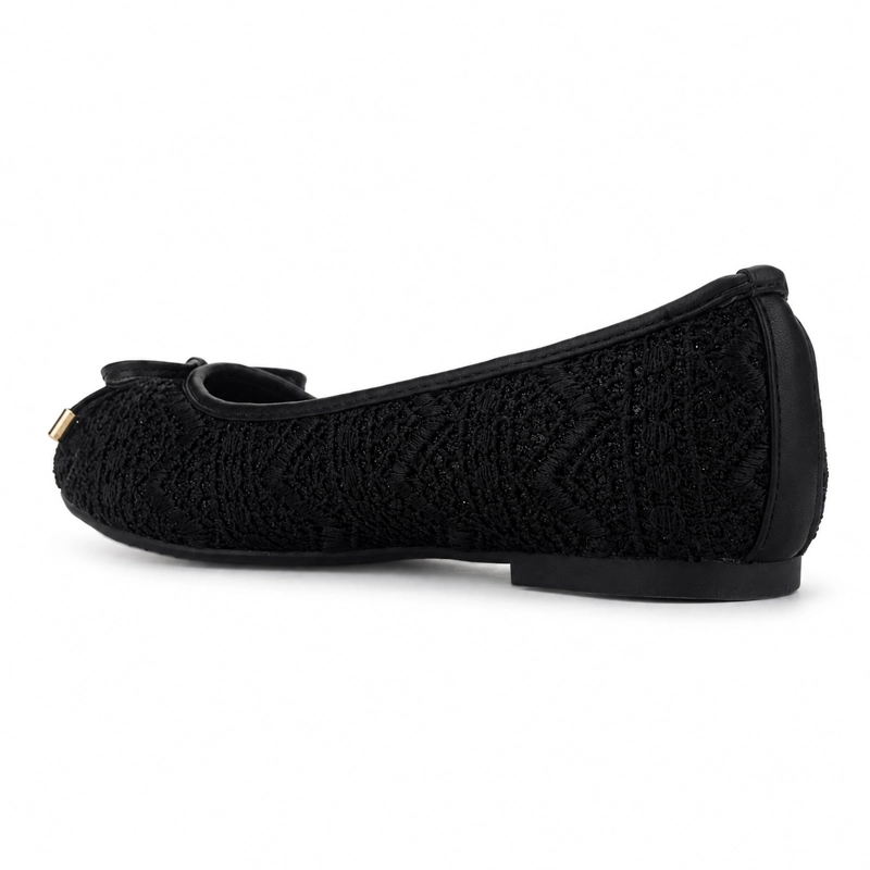 BALLERINAS MUJER CHALADA NEGRO NATHAN-27 CASUAL - 4