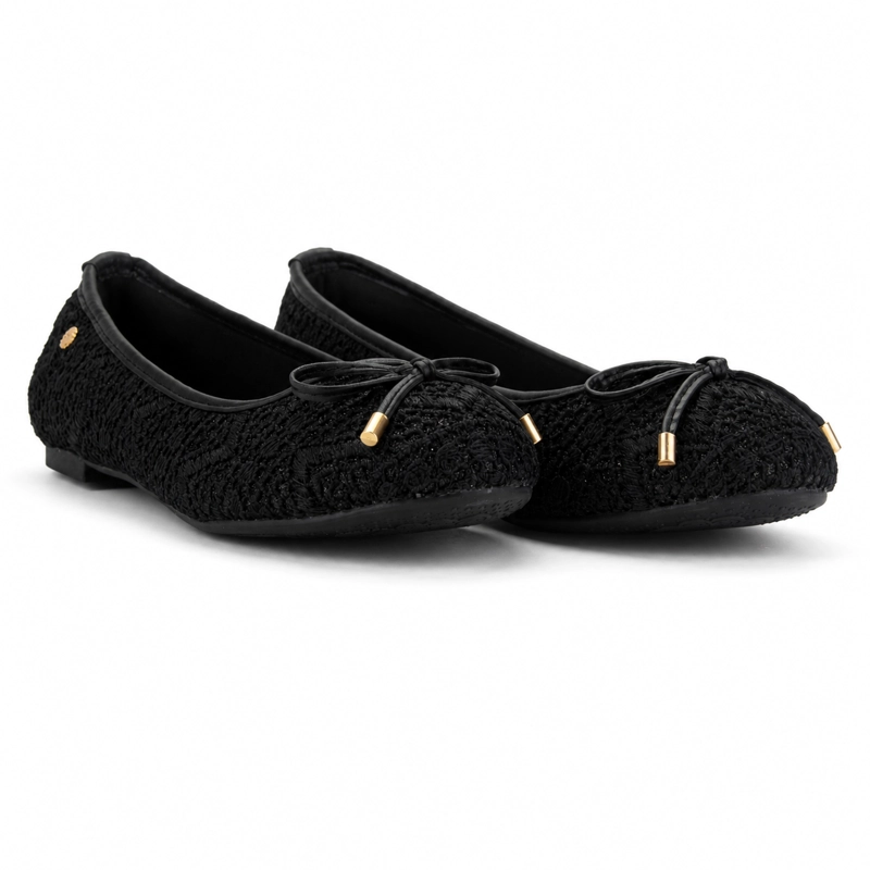 BALLERINAS MUJER CHALADA NEGRO NATHAN-27 CASUAL - 5