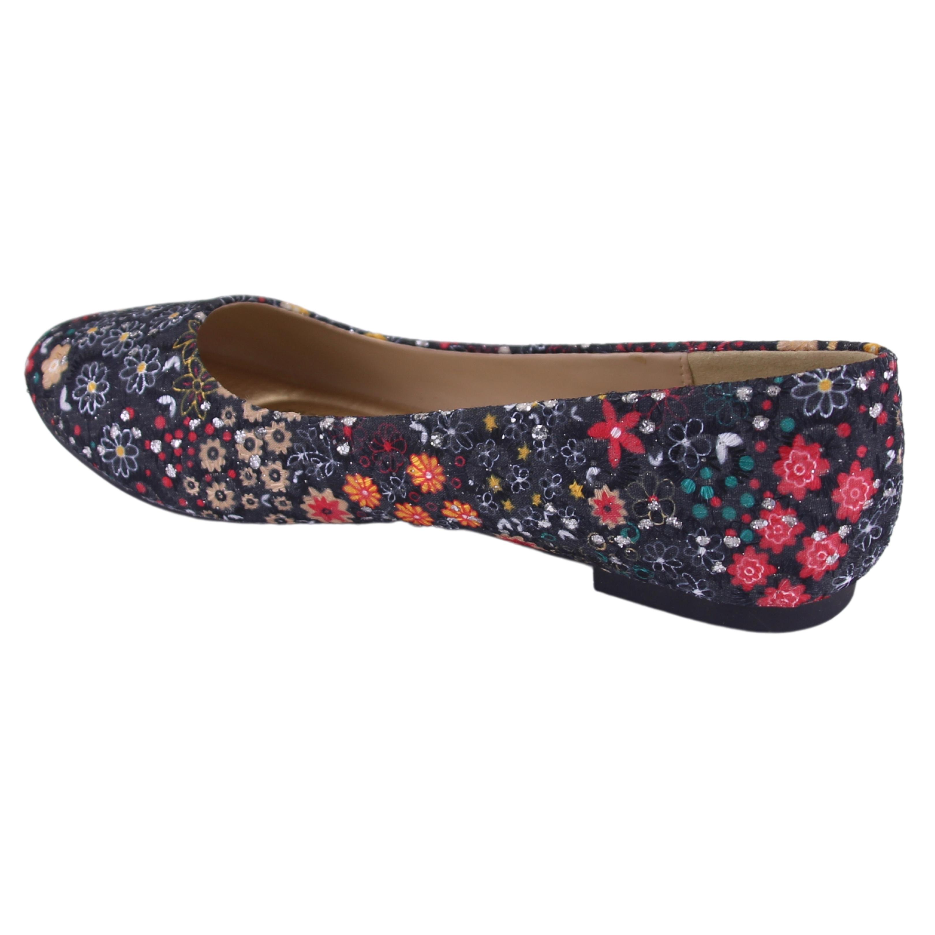 BALLERINA CHALADA MUJER NATHAN-6 NEGRO MODA - 2