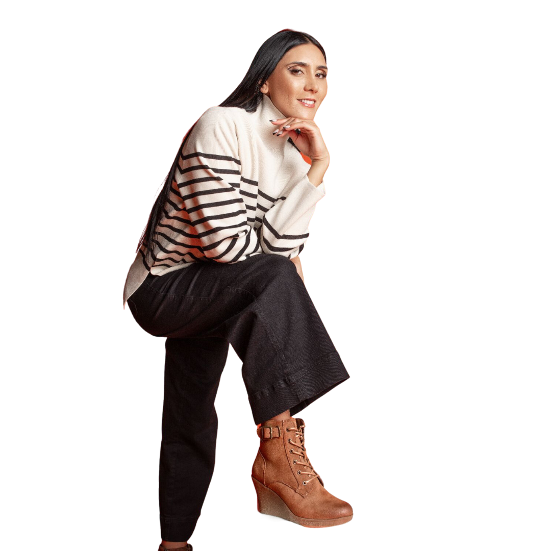 BOTÍN MUJER CAMEL CHALADA WEDGE-37 PLATAFORMA CASUAL - 5